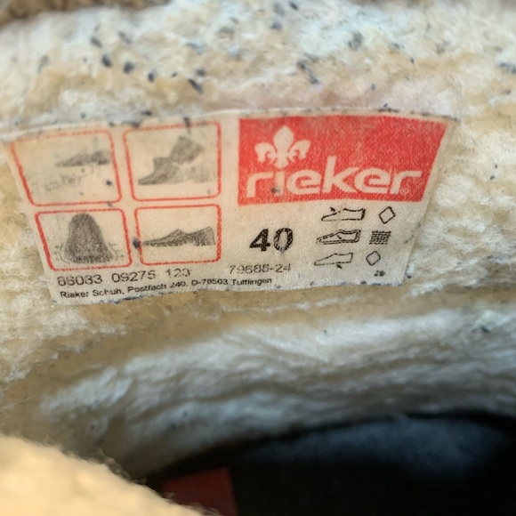 Rieker Fee 88 Womens Ankle Boot Brown Size 8.5 Leather Western Casual Preppy - Picture 8 of 10